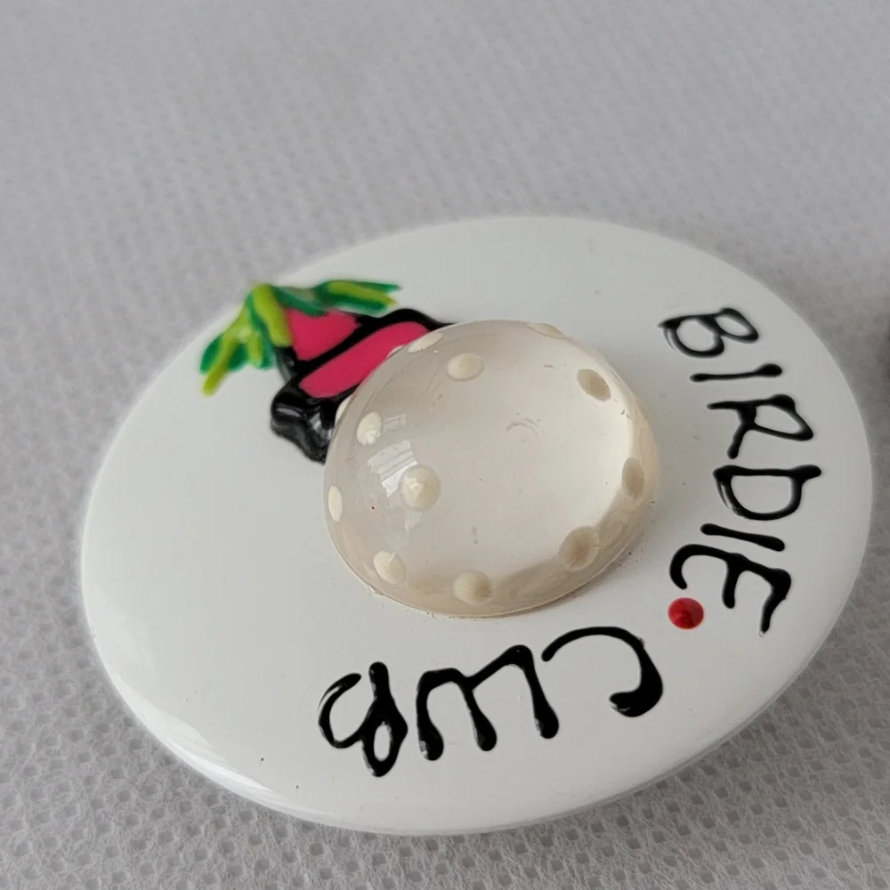 Birdie Club Earrings Golf